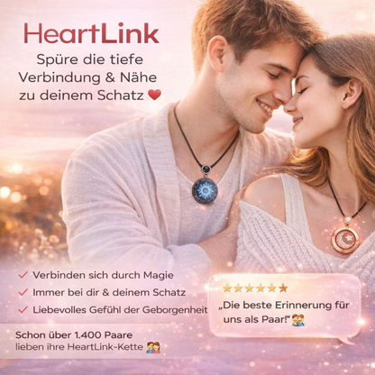 HeartLink – Verbundene Liebes-Halskette