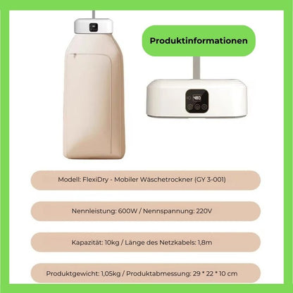 FlexiDry - Mobiler Wäschetrockner