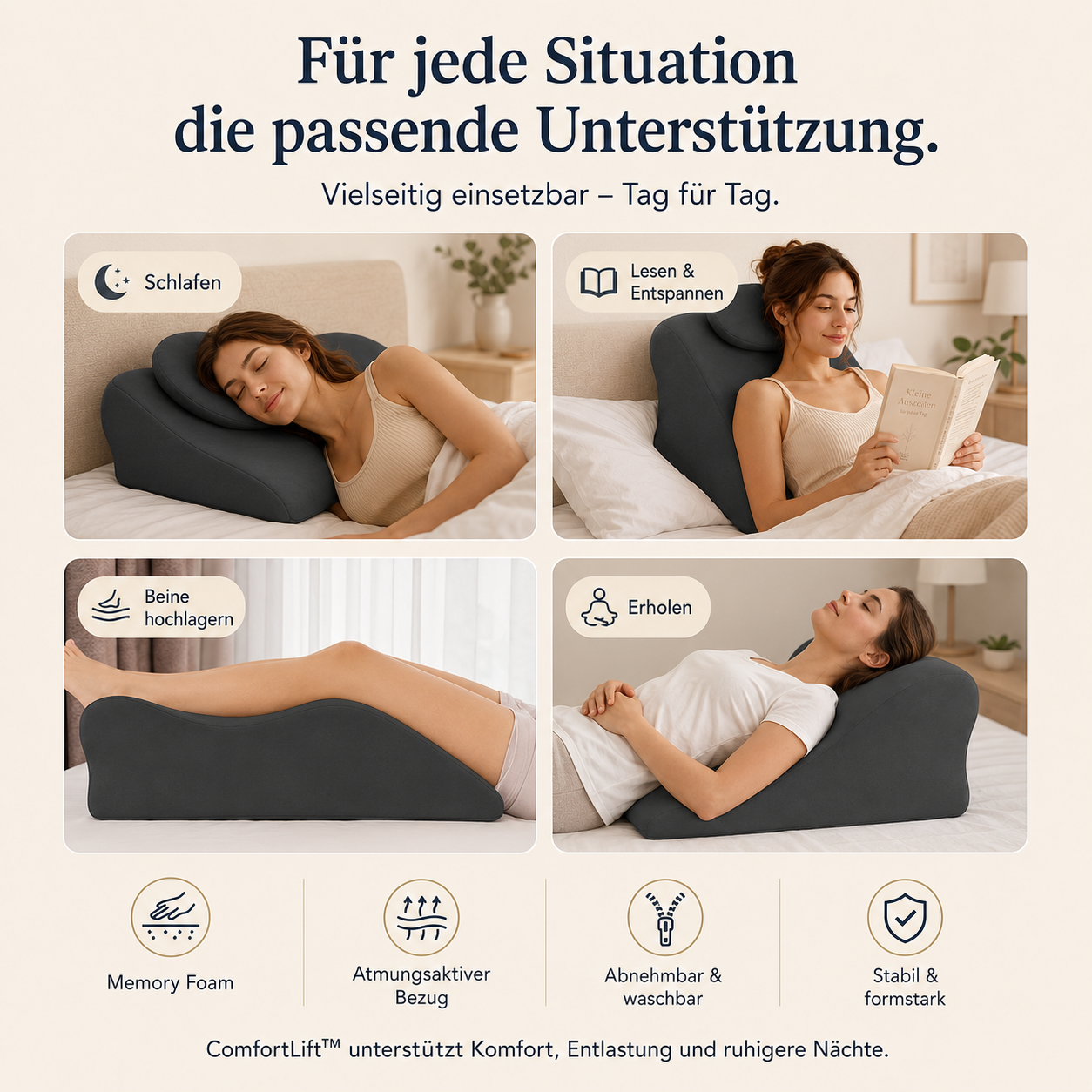 ComfortLift – Bettkeil gegen Verspannungen