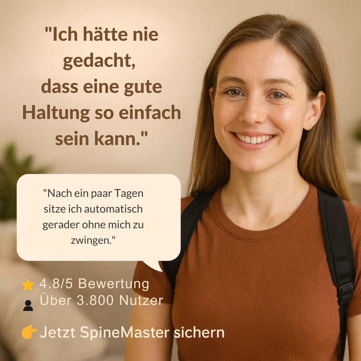 SpineMaster – Smarter Rückenaufrichter